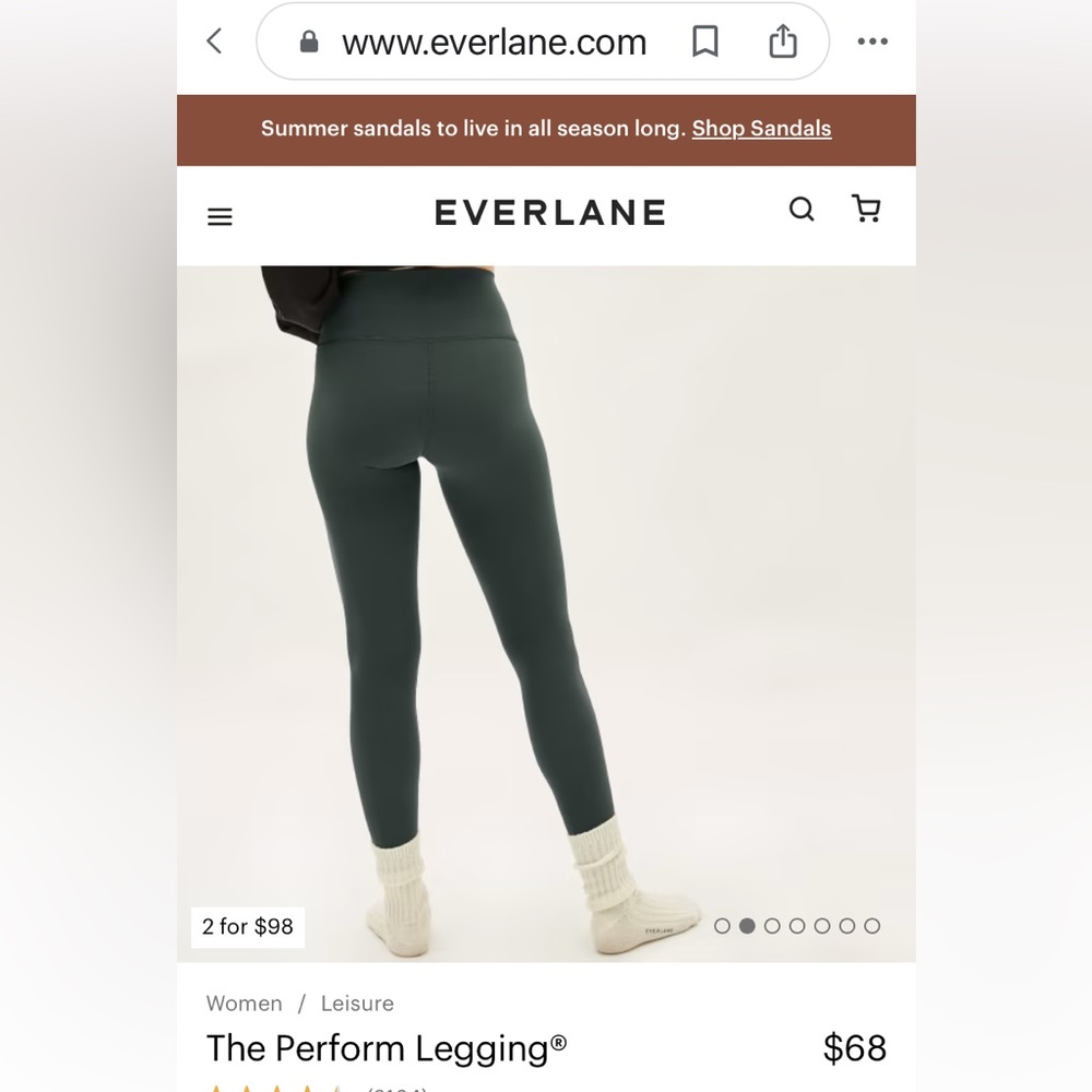 EVERLANE PERFORM LEGGINGS - Picture 4 of 7